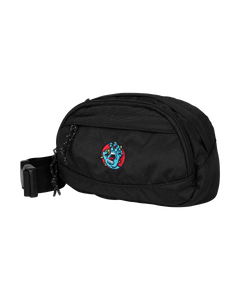 The Santa Cruz Hand Dot Embroidery Bumbag in Black