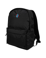 The Santa Cruz Hand Dot Embroidery Backpack in Black