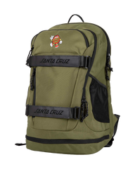 The Santa Cruz Mens Dot Guy Skatepack in Deep Olive
