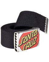 The Santa Cruz Crop Dot Belt in Black