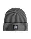 The Santa Cruz Mens Opus Dot Label Beanie in Flint