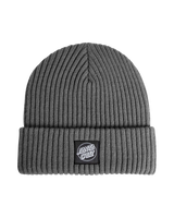 The Santa Cruz Mens Opus Dot Label Beanie in Flint