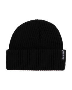 The Santa Cruz Mens Trawler Beanie in Black