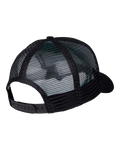 The Santa Cruz Mens Wagon Dot Meshback Trucker Cap in Black