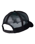 The Santa Cruz Mens Wagon Dot Meshback Trucker Cap in Black