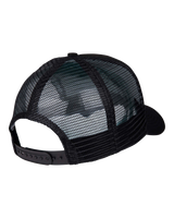 The Santa Cruz Mens Wagon Dot Meshback Trucker Cap in Black