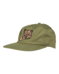 The Santa Cruz Mens Braun Great Outdoors Snapback Cap in Iguana