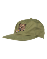 The Santa Cruz Mens Braun Great Outdoors Snapback Cap in Iguana