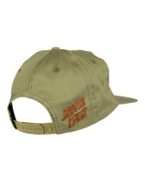 The Santa Cruz Mens Braun Great Outdoors Snapback Cap in Iguana