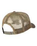 The Santa Cruz Mens Screaming Grizzly Meshback Cap in Brown & Tan