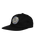 The Santa Cruz Mens Salba Eyes Dot Snapback Cap in Black