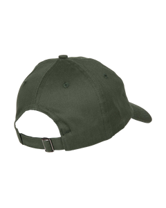 The Santa Cruz Mens Burnt Collegiate Cap in Dark Moss