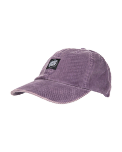 The Santa Cruz Mens Opus Dot Label Cap in Purple Haze