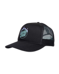 The Santa Cruz Mens Minimal Burnt Opus Meshback Trucker Cap in Black
