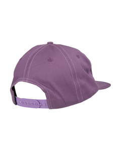 The Santa Cruz Mens Collage Oval Dot Sanpback Cap in Purple Haze