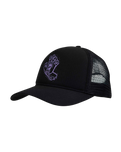 The Santa Cruz Mens Stamped Screaming Hand Meshback Trucker Cap in Black