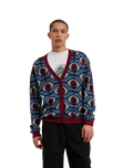 The Santa Cruz Mens Serro Cardigan in Salba Eyes