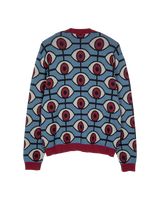 The Santa Cruz Mens Serro Cardigan in Salba Eyes