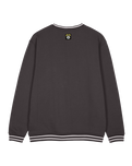 The Santa Cruz Mens Winkowski Surf Front Crew Sweatshirt in Washed Black
