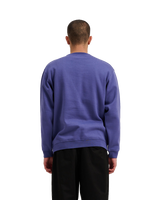 The Santa Cruz Mens Guzman Skull Crew Sweatshirt in Navy Dusk