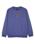 The Santa Cruz Mens Guzman Skull Crew Sweatshirt in Navy Dusk