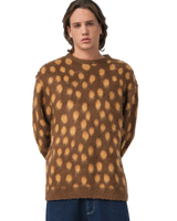 The Santa Cruz Mens Jaguar Knit Jumper in Brown