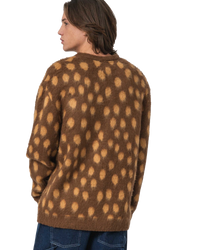 The Santa Cruz Mens Jaguar Knit Jumper in Brown