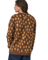 The Santa Cruz Mens Jaguar Knit Jumper in Brown