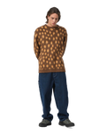 The Santa Cruz Mens Jaguar Knit Jumper in Brown