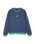 The Santa Cruz Mens Global Oval Dot Front Sweatshirt in Heritage Blue