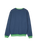 The Santa Cruz Mens Global Oval Dot Front Sweatshirt in Heritage Blue