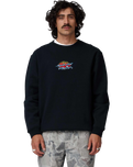 The Santa Cruz Mens Salba Voodoo Pit Sweatshirt in Black