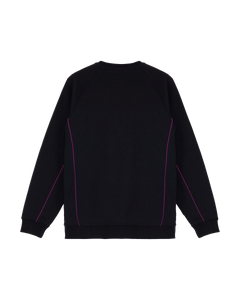 The Santa Cruz Mens Pinstripe Sweatshirt in Black