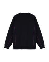 The Santa Cruz Mens Pinstripe Sweatshirt in Black
