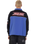 The Santa Cruz Mens Podium 1/4 Zip Sweatshirt in Black & Sapphire
