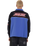 The Santa Cruz Mens Podium 1/4 Zip Sweatshirt in Black & Sapphire