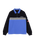 The Santa Cruz Mens Podium 1/4 Zip Sweatshirt in Black & Sapphire