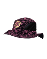 The Santa Cruz Mens Wagon Dot Boonie Hat in Neon Wood