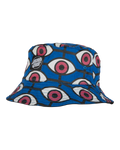 The Santa Cruz Mens Salba Eyes Reversible Bucket Hat in Salba Eyes & Black