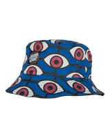 The Santa Cruz Mens Salba Eyes Reversible Bucket Hat in Salba Eyes & Black
