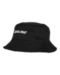 The Santa Cruz Mens Salba Eyes Reversible Bucket Hat in Salba Eyes & Black