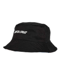The Santa Cruz Mens Salba Eyes Reversible Bucket Hat in Salba Eyes & Black