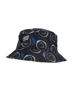 The Santa Cruz Mens Vertigo Haze Bucket Hat in Black