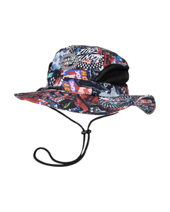 The Santa Cruz Mens Collage Boonie Hat in Multi