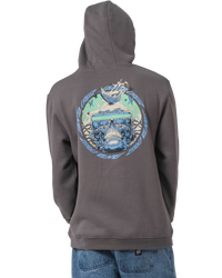 The Santa Cruz Mens Wooten Cyber Hoodie in Flint