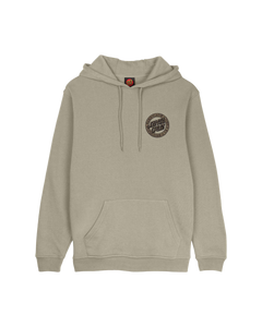 Loco Dot Hoodie in Stone Grey