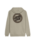 Loco Dot Hoodie in Stone Grey