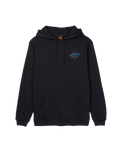The Santa Cruz Mens Meek Pinstripe Slasher Hoodie in Black