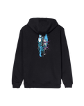 The Santa Cruz Mens Meek Pinstripe Slasher Hoodie in Black
