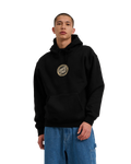 The Santa Cruz Mens Carved MFG Front Hoodie in Black